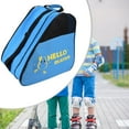 thumbnail image 1 of Bolsa de almacenamiento para patines de ruedas, bolso para zapatos de patinaje, bolso con asa, bolsa de transporte para niños, patines en línea, zapat Azul, 1 of 8