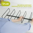 thumbnail image 6 of True Align Wall-Mounted Wine Rack, Modern Wine Alcohol Display, Home Décor, 6 of 8