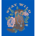 thumbnail image 2 of Vintage Country Stay Wild Men's Blue Crew Neck Short Sleeve Tee-3XL, 2 of 2