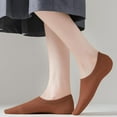 thumbnail image 2 of No Show Socks Women Cotton Low Cut Flat Boat Liner Socks Non Slip 12 Pairs 6 Pairs, 2 of 5