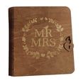 thumbnail image 2 of Wooden Keepsake With Lock Engraved Wooden Memory Wedding Photo Album Style Storage For Bridal Shower Anniversary Wedding, 2 of 8