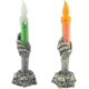 thumbnail image 2 of 2 uds lámpara de velas Led de mano fantasma para decoración de Halloween con luces de velas sin llama eléctricas de terror para fiesta temática decoración del hogar decoración de Halloween JAMW Sencillez, 2 of 5