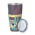 thumbnail image 2 of Johaoi Bluey Print 20oz Tumbler,Travel Coffee Mug Tumbler with Flip Lid Stainless Steel Water Bottle Gifts for Women Men Him Her-Without Straw, 2 of 8