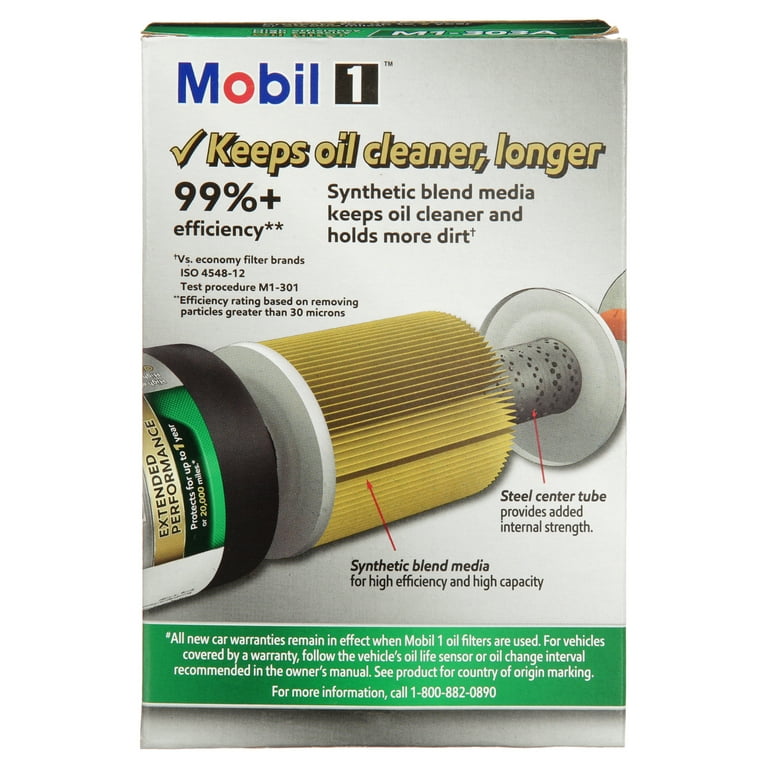 Mobil 1 Extended Performance Oil Filter M1-303A Mobil 1 Extended Performance Oil Filter M1-303A
