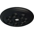 thumbnail image 3 of Ekena Millwork 25 1/4"OD x 4"ID x 2"P Spiral Ceiling Medallion (Fits Canopies up to 4"), Hand-Painted Steel Gray, 3 of 6