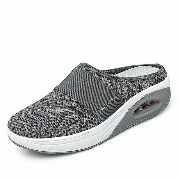 Air Cushion Slip-on Walking Shoes Orthopedic Diabetic Non Slip Walking Shoe