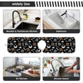 thumbnail image 6 of Coolnut Dogs and Bones 2PCS Faucet Absorbent Mat Kitchen Faucet Sink Splash Guard Microfiber Cloth Faucet Splash Catcher Water Absorbent Mat, Faucet Mat for Kitchen Sink 14x5in, 6 of 7