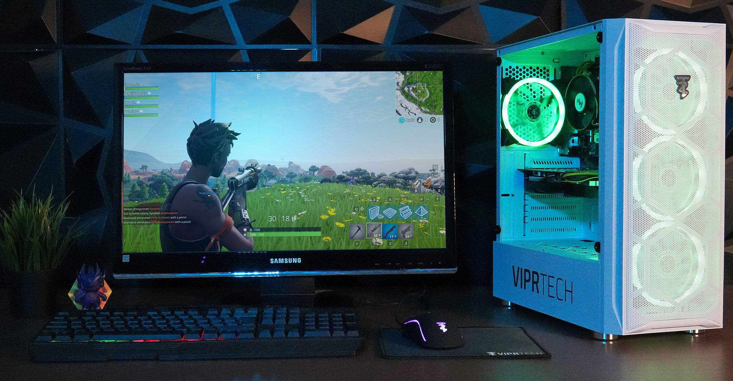 Intel i7 (3.9GHz), GTX 1660 Super 6GB, 16GB RAM, 1TB SSD, WiFi BT, Bandit Gaming PC Desktop Computer