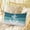 Teal, variant on Nautical Anchor Navy Blue Standard Size Pillow Cover,Pillowcase Protectors with Zipper,Breathable Decorative Throw Pillow Case Cover,Coastal Ocean Ombre Striped Pillow Shams for Couch Sofa 20x26Inch