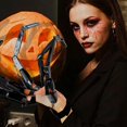 thumbnail image 4 of 1 par de dedos articulados para festival de Halloween, extensiones de dedos impresas en 3D, guantes articulados para festivales, cosplay, esqueleto, mano de garra de hueso, manos de esqueleto, 4 of 5