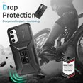thumbnail image 2 of Funda para GANGXUN Samsung Galaxy A34 5G - Soporte metálico, Función magnética, Negro, 2 of 5