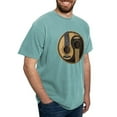 thumbnail image 4 of CafePress - Old And Worn Acoustic Guitars Yin Yang - Mens Comfort Colors Shirt, 4 of 5
