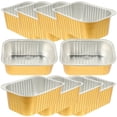 thumbnail image 4 of 10Pcs Camping Grill Boxes Aluminum Foil Cake Containers Convenient Foil Food Containers, 4 of 9
