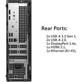 thumbnail image 5 of Dell Pro Slim QCS1250 SFF Desktop, New OptiPlex Version, 14th Gen i5-14500 (14 Cores, Up to 5.0GHz), 32GB DDR5 RAM, 2TB PCIe SSD, HDMI+DP, Up to 4 Monitor Support, USB-C, Wi-Fi 6E, Windows 11 Pro, 5 of 9