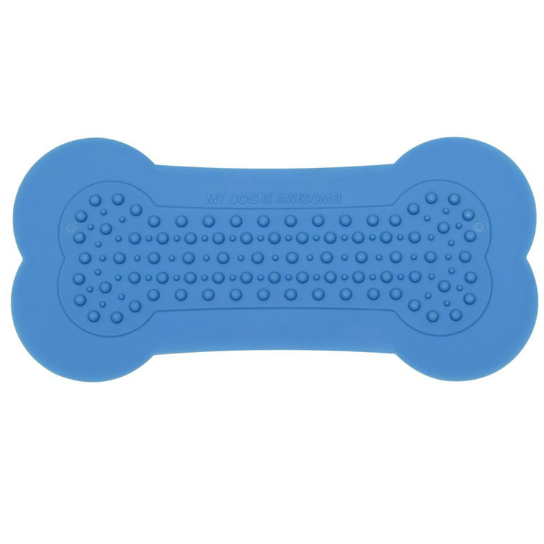 MooonGem Dog Lick Pad, Pet Bathing Grooming Distraction Wall Mounted  Silicone Slow Feeder Mat with Strong Suction, 2 Pack