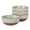 Sage Green, variant on Gibson Elite William Crest 4 Piece Cereal Bowl Set, 6.25” Round Stoneware Bowls, Reactive Glaze Finish, Soup, Dessert & Snack Bowls, Microwave & Dishwasher Safe - Ash White