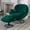 Green, variant on Velvet Accent Chair with Ottoman, Modern Swivel TV Chair with Round Metal Base, Tufted Upholstered Recliner Set for Living Room, Bedroom, Reading Rooms, Olive Green