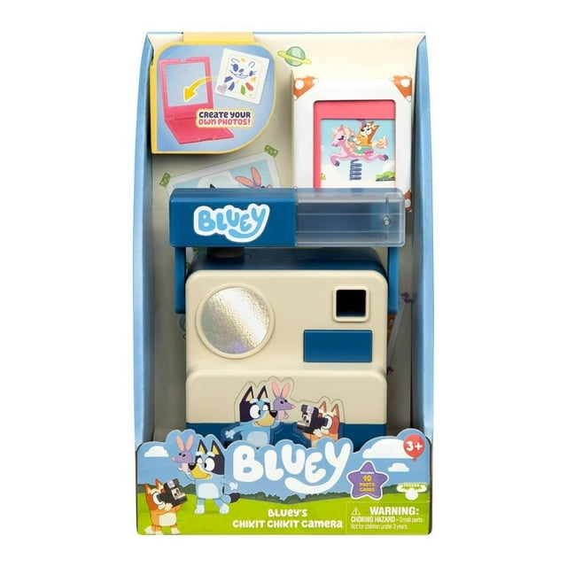 Cámara de juguete Bluey con sonidos y cartuchos
