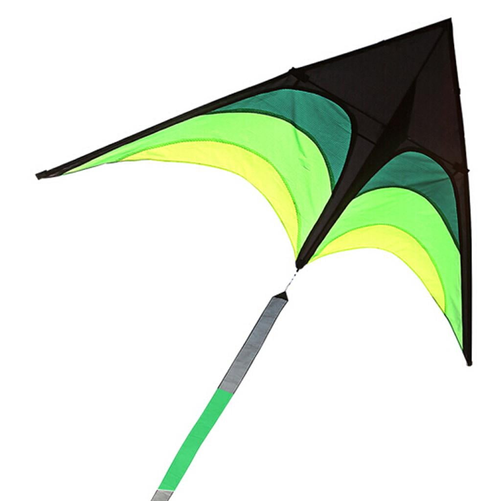LeeQinersw Large Dragon Kite for Kids Adults Fun Outdoor Park Beach Activity Game Children Gifts with Tail Quilaty Cloth 55x47 Inch