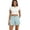 Light Blue, variant on Casual Shorts for Women Button Fly High Waisted Cargo Shorts with Pockets Baggy Mid Rise Streetwear Summer Bottoms, Navy M