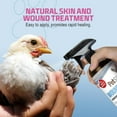 thumbnail image 3 of PetSilver Wound Spray Chicken Formula with Chelated Silver, Vet Formulated. All Natural Pain Free Formula for Birds & Poultry, Relief and Support for Wounds, Burns, 12 oz., 3 of 8
