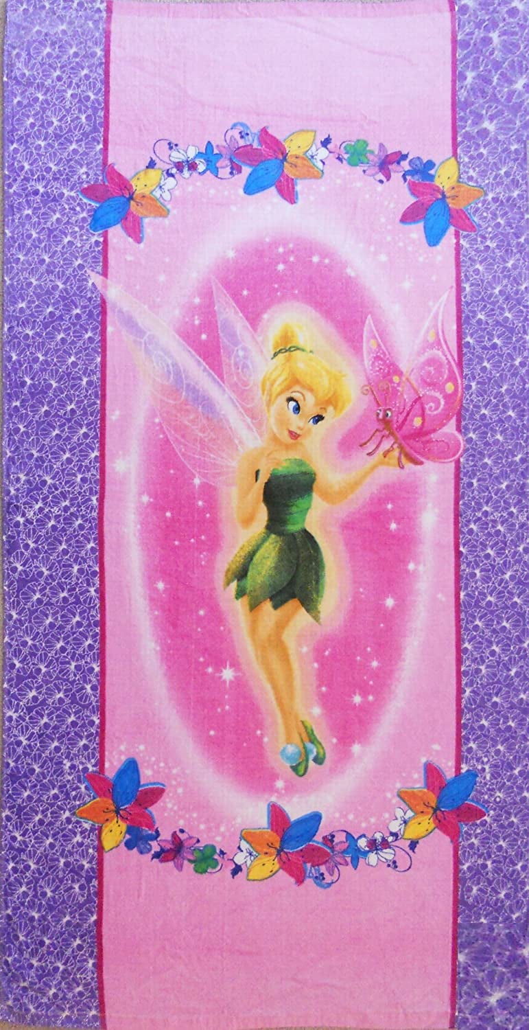 Disney Tinker Bell Beach Towel Sweeten with a Smile