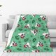 thumbnail image 1 of Balery Christmas French Bulldog Manta de Felpa Suave y Acogedora – Cobija de Franela Aterciopelada para Cama, Lavable y Cálida para Sofá, Mascotas, Transpirable-40"x30", 1 of 7