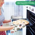 thumbnail image 2 of Yayeee Pot Holders Kitchen Heat Resistant with Pocket 7"x9.8" Cotton Oven Cooking Hot Pads, Green Christmas House, 2 of 7