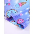 thumbnail image 5 of WIBACKER 3-12Y Girls Pajamas Set Kids Ice Cream Sleepwear 2 PCS Short Sleeve Top and Shorts Pants for Toddler Girls Summer Jammies, 5 of 13