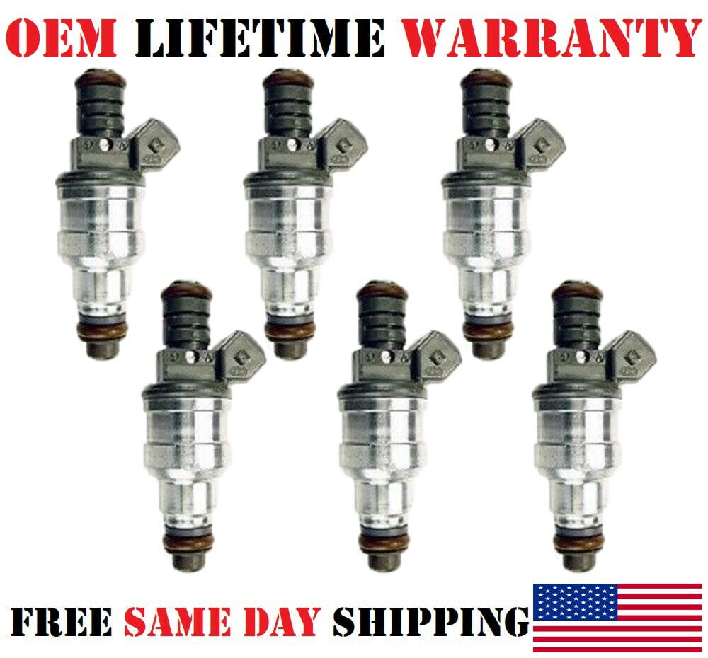 6x OEM #F65E-A4A Fuel Injectors for 1997-1998 Ford F-150 4.2L V6 ...