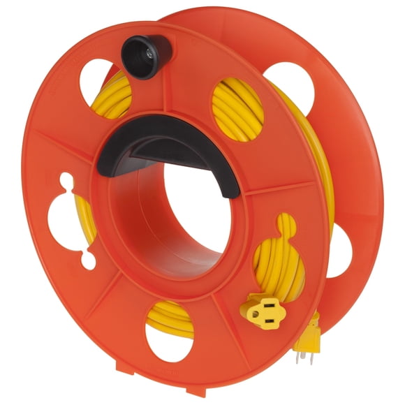 Bayco KW-130 Enrouleur de Rangement pour Cordons avec Poignée Centrale Rotative, 150 Pieds