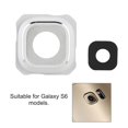thumbnail image 1 of lente de teléfono móvil 2PCS Cubierta de marco de lente de cámara de vidrio para teléfono móvil para Samsung Galaxy S6 G920 G920F Blanco,Lente de la cámara del teléfono móvil Marco de la lente de la l Higoodz Accesorios electrónicos, 1 of 7