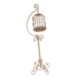 thumbnail image 1 of Jaula de pájaros Zulema metal vintage a esca:12 color oro para decoración, 1 of 8
