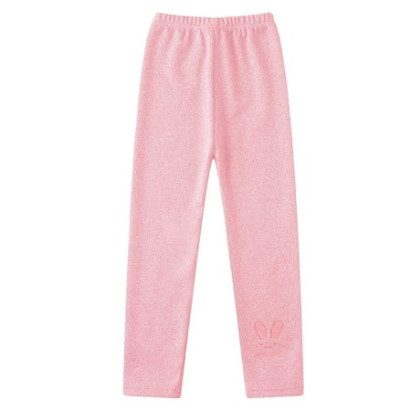 

CPNG Joggers Pants Cargo Sweatpants Sweat Long Pants Toddler Kids Baby Girls Cotton Lined Warm Leggings Stretchy Thick Tights Pants Trousers 18-24 Months