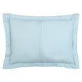 thumbnail image 4 of Better Trends Standard Sham Pillowcase For Standard Bedspread 100% Cotton 1 Pack 21" x 27" Ultra Soft Waffle Weave Medallion Design Decorative Case Covers for Bed Heirloom Collection (Blue), 4 of 5