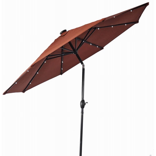 9 Umbrella With Solar Lights