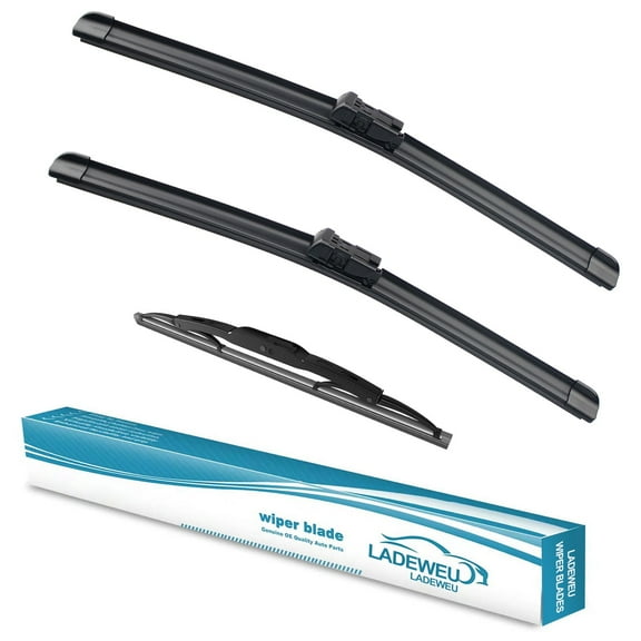 3 Wipers 24" 17" 13" for GMC Terrain Chevrolet Equinox 2010-2017 All Weather Original Equipment Replacement Front with Rear Windshield Wiper Blades Set (Pack of 3)