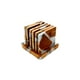 thumbnail image 2 of PORTAVASOS CUADRADO RESINA BLANCA CON MADERA DE ACACIA, 2 of 4