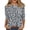 26# Gray, variant on Women's 3/4 Sleeve Leopard Print Round Neck Tunic Top, Casual Loose Fit Flowy Blouse, Soft Breathable Knit Shirt for Daily Office Weekend Casual Wear Light Brown S