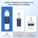 thumbnail image 2 of Filtro de agua para refrigerador GLACIER FRESH compatible con Samsung, 2 of 9