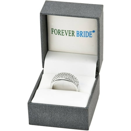 Forever Bride 1/5 Carat T.W. Diamond Sterling Silver Wedding Band