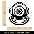 thumbnail image 2 of Antique Vintage Deep Sea Diving Helmet Rubber Stamp for Scrapbooking Crafting Stamping - Mini 1/2 Inch, 2 of 7