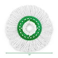 thumbnail image 7 of Libman Tornado Spin Mop System - Damp Spin Mop with Microfiber Head and Bucket - Green — Residential Use, Standard Application, 7 of 7
