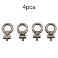 thumbnail image 1 of 2-8x Awning Rail Stoppers Stops Stainless Steel Awning Rail Stoppers Silver 6mm Stops Motorhome Campervan Caravan, 1 of 5