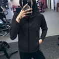 thumbnail image 1 of Ropa de Yoga con cremallera superior para mujer, abrigo con capucha de manga larga, abrigo deportivo holgado de talla grande para correr, entrenamiento y adelgazamiento, 1 of 4