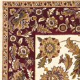 thumbnail image 1 of HomeRoots 352855 7 Pieds 7 Pouces Octogone Polypropylène Ivoire et Rouge Zone Tapis, 1 of 1