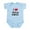 Sky Blue, variant on CafePress - I Love Indie Rock Infant Bodysuit - Baby Light Bodysuit, Size Newborn - 24 Months