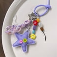 thumbnail image 6 of Summer Beaded Keychain Star Pendant Cute Bag Hanging Decoration Gift For Girls, 6 of 10