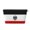 Silver, variant on Flag Of The German Empire Travel Handbag Leather Purse Organizer Tidy Bag Purse Toiletry Clutch For Women