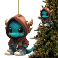 thumbnail image 1 of Dragón Navidad Novedad Lindos Recuerdos Fiesta Acrílico (G), 1 of 9